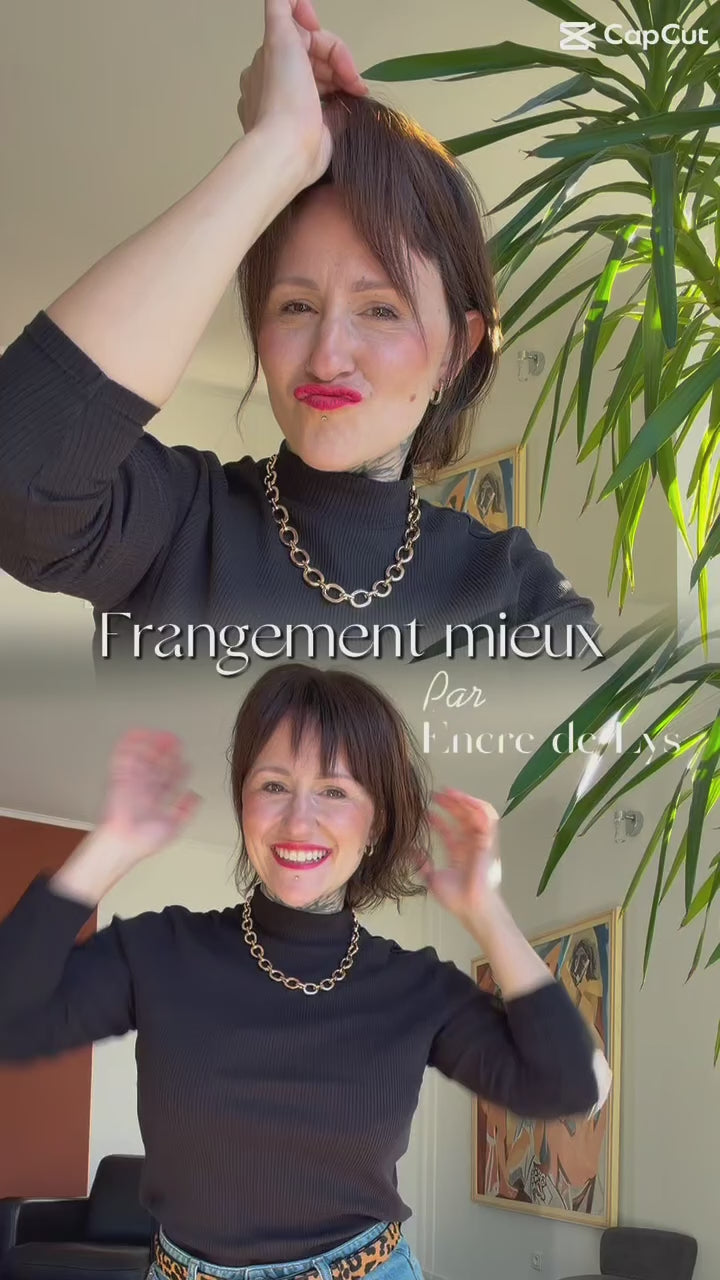 frange mutine papillon